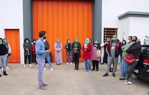 اصابة عاملات بفيروس كورونا باحد المصانع في الدار بيضاء المغربية