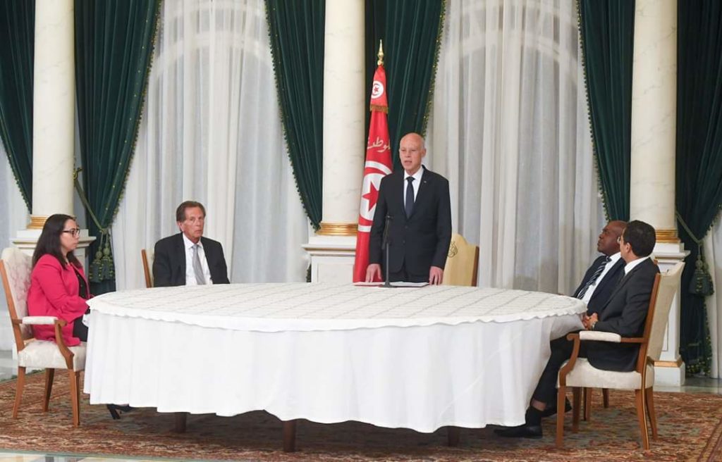 الرئيس التونسي قيس سعيد يقيم مأدبة إفطار على شرف سفراء الدول العربية و الإسلامية بتونس